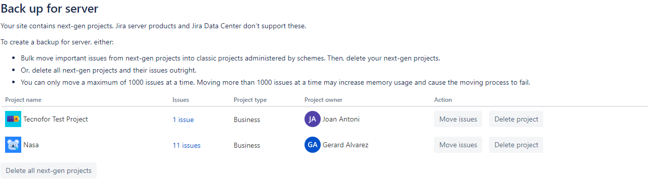 Backup for server 2 Backup for server 2