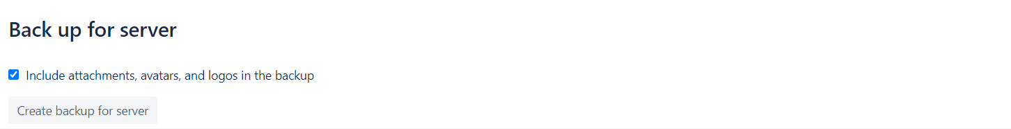 Backup for server Backup for server