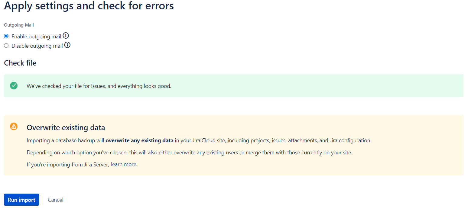 apply settings and check for errors apply settings and check for errors