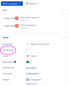 RiskPredictor For Jira Screenshot SLA