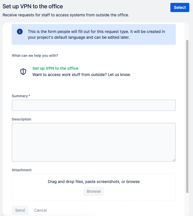 Set up VPN to the Office