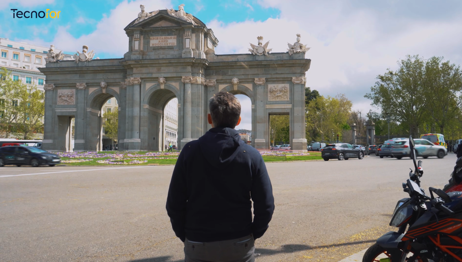 Mariano Galan en Puerta de Alcalá