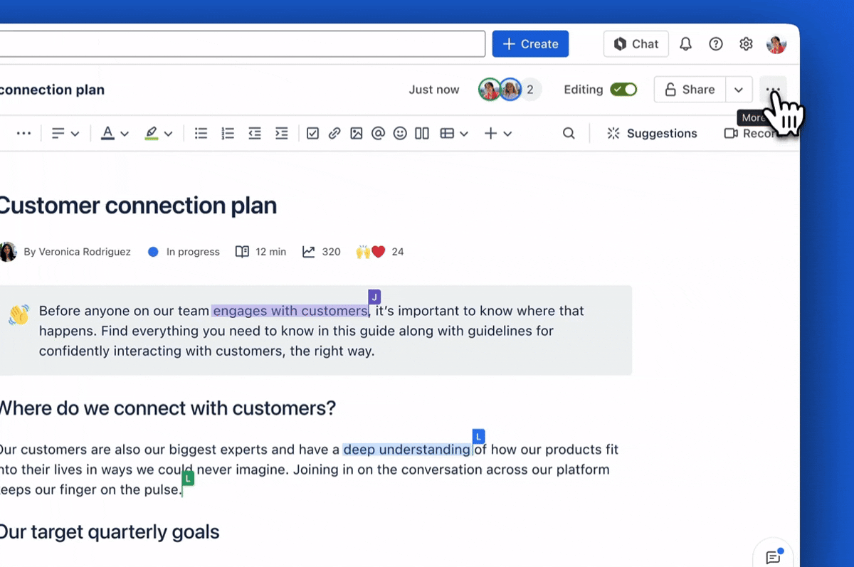 live docs en confluence