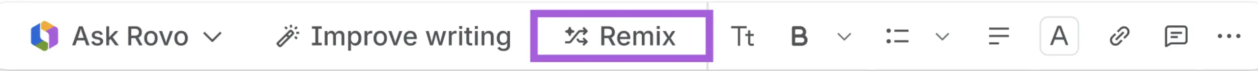 remix with rovo highlight original content