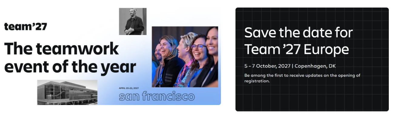 Atlassian Team '26 Europe: ¿Dónde serán las siguientes ediciones?